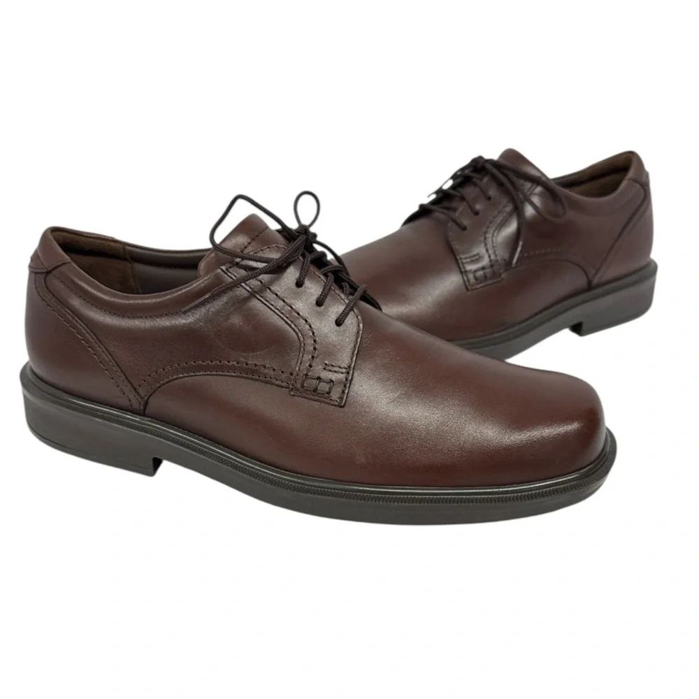 New SAS Ambassador Brown Leather Comfort Oxford Lace Up Men's Dress Shoes 10 N